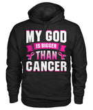 My God is Bigger than Cancer Hoodies and Sweatshirts