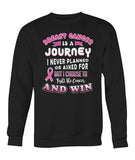 Breast Cancer is a Journey Hoodies and Sweatshirts