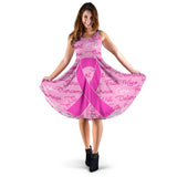 Breast Cancer Awareness Words Women's Dress