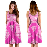 Breast Cancer Awareness Words Women's Dress