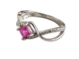 Gorgeous Pink Crystal Breast Cancer Awareness Ring