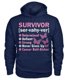 Survivor Determined Defiant Hoodies and Sweatshirts