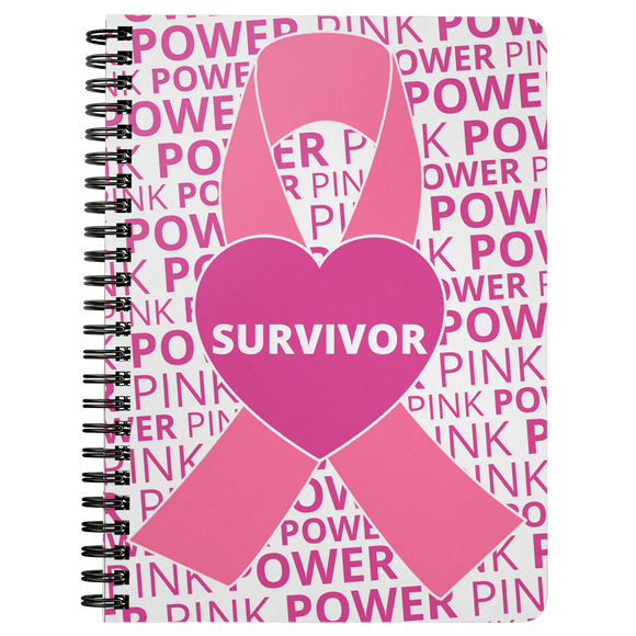 Breast Cancer Survivor Spiralbound Notebook Journal