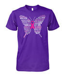 Pink Ribbon Butterfly Shirts and Long Sleeves