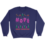 Hope Balloons Pink Ribbon Ugly Christmas Shirts and Sweaters