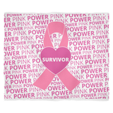 Pink Power - Survivor - Fleece Blanket