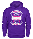Cancer Started the Fight Hoodies and Sweatshirts