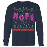 Hope Balloons Pink Ribbon Ugly Christmas Shirts and Sweaters