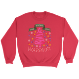 LIve Fight Love Warrior Ugly Christmas Shirts and Sweaters