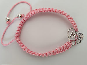 Breast Cancer Awareness HOPE Draw String Bracelet