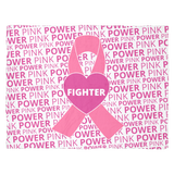 Pink Power - Fighter- Fleece Blanket