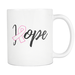 Pink Ribbon Hope Mug