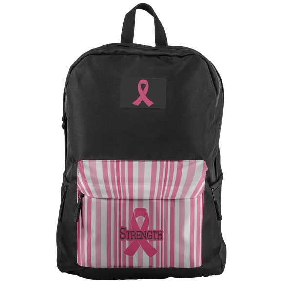 Strength - Pink Ribbon Backpack