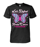 Lets Defeat Breast Cancer Together Shirts and Long Sleeves