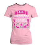 All Warriors Have Scars Shirts and Long Sleeves