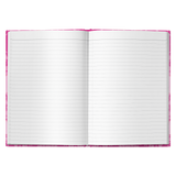 Pink Ribbon Pattern Notebook Journal - Hardcover