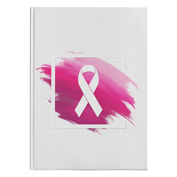 Pink swatch Pink Ribbon Notebook Journal - Hardcover – Combat Breast Cancer