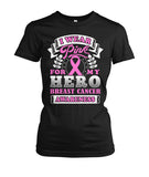I Wear Pink for My Hero Shirts and Long Sleeves