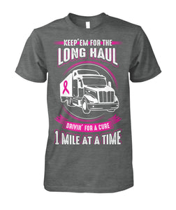 Drivin For a Cure Shirts and Long Sleeves