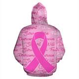 Breast Cancer Awareness Words Hoodie