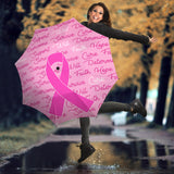 BREAST CANCER AWARENESS WORDS HOODIE DRESS