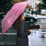 BREAST CANCER AWARENESS WORDS HOODIE DRESS