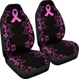 Themed Pink Ribbon Car Seat Covers