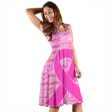Breast Cancer Awareness Words Women's Dress