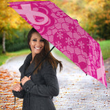 BREAST CANCER FLOWERS Umbrellas