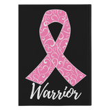 Pink Ribbon Warrior Notebook Journal - Hardcover