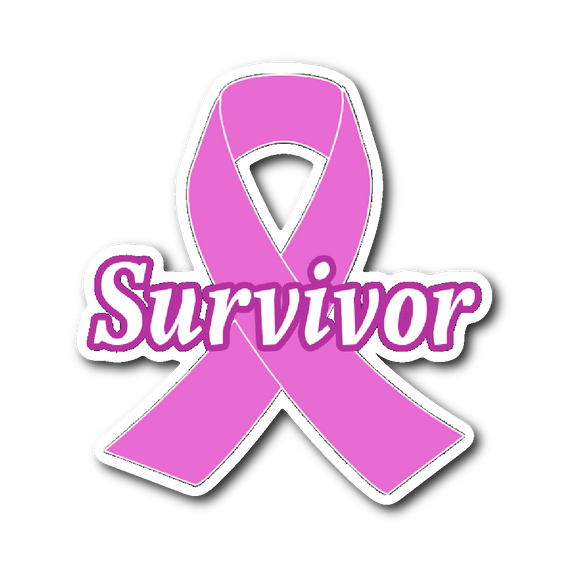 Pink Ribbon Survivor Sticker