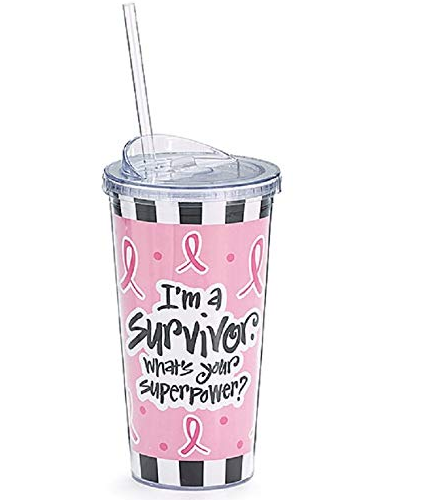 I'm A Survivor What's Your Superpower Tumbler Cup