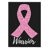 Pink Ribbon Warrior Notebook Journal - Hardcover